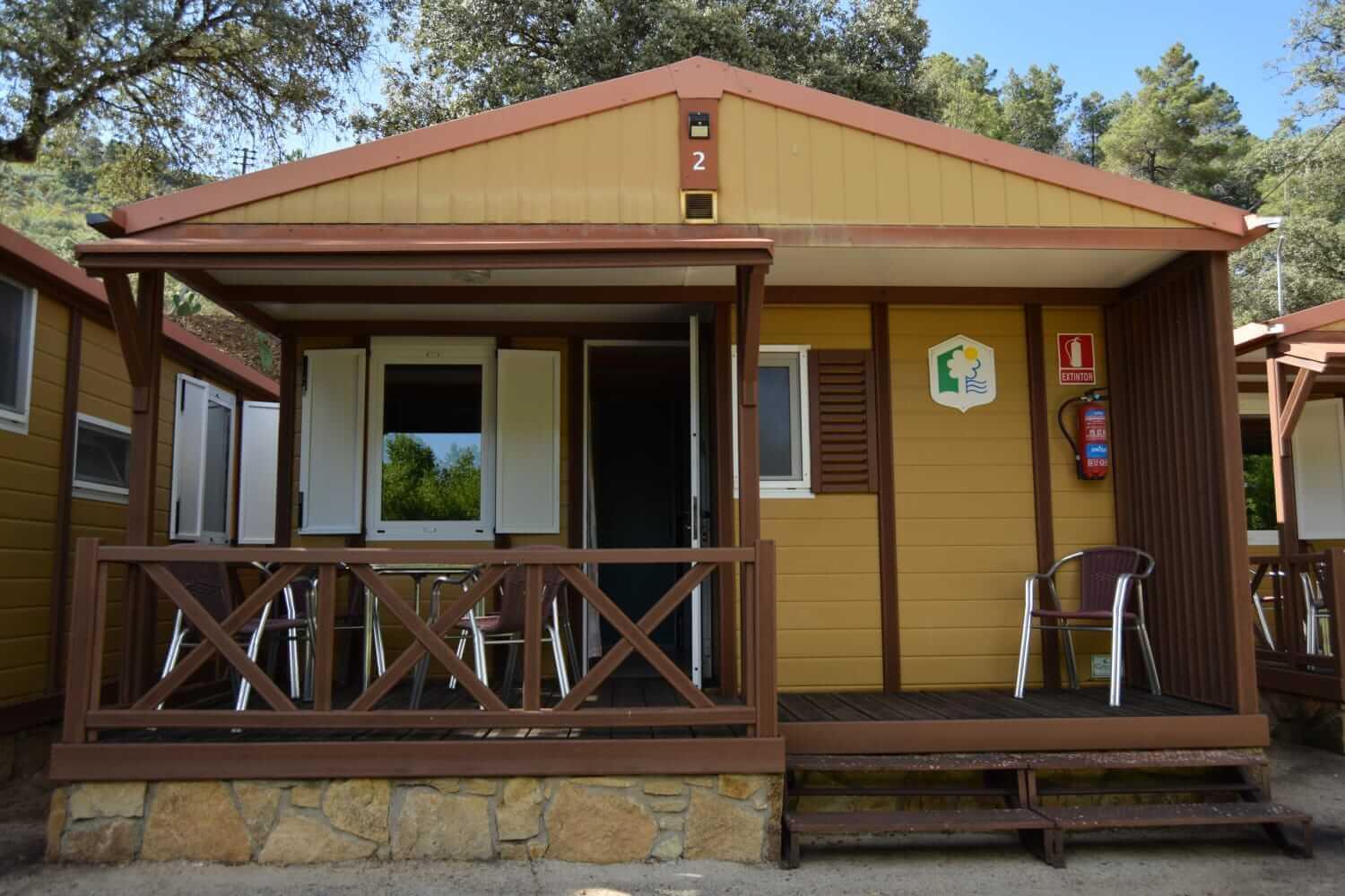 Bungalows, Camping Vega De Francia Sotoserrano 外观 照片